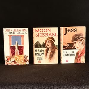 Bild des Verkufers fr Three Novels by H. Rider Haggard: Moon of Israel, Queen Sheba's Ring & Jess zum Verkauf von Rooke Books PBFA