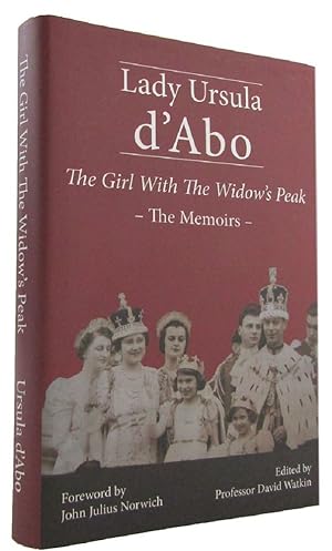 Seller image for THE GIRL WITH THE WIDOW'S PEAK: The Memoirs for sale by Kay Craddock - Antiquarian Bookseller
