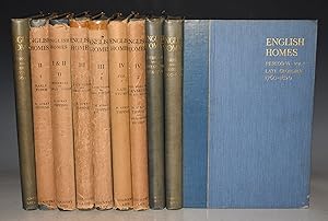 English Homes. Periods I - VI. Complete in Nine Volumes. Nine Volumes. 1066 - 1820.