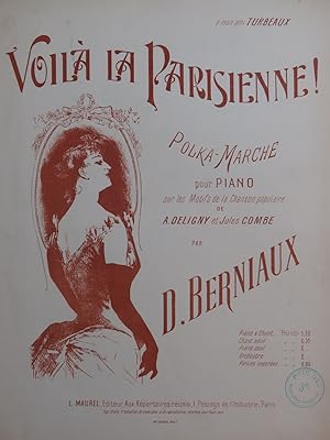 BERNIAUX Désiré Voila la Parisienne Piano ca1905