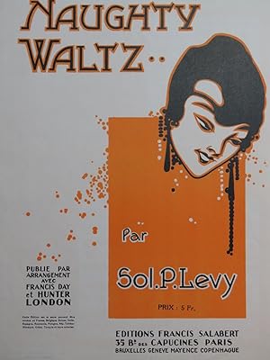 LEVY Sol. P. Naughty Waltz Piano 1920