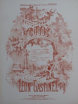 GASTINEL Léon Le Premier Papillon Chant Piano ca1885