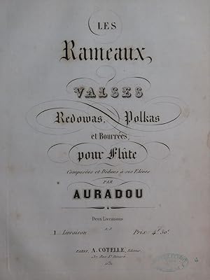 AURADOU Les Rameaux Suite No 1 Flûte ca1850