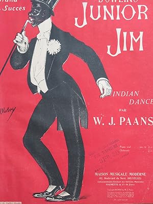 Imagen del vendedor de PAANS W. J. Junior Jim Indian Dance Piano 1911 a la venta por partitions-anciennes