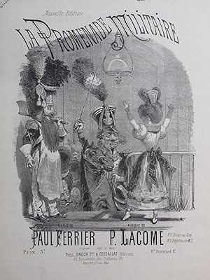LACOME Paul La Promenade Militaire Chant Piano 1882