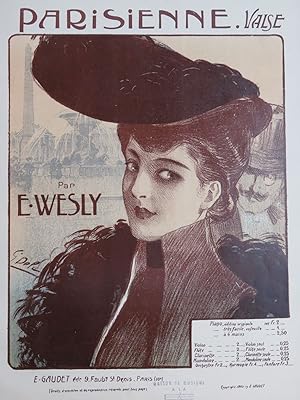 WESLY Émile Parisienne Piano 1903