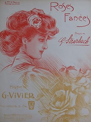 VIVIER Gabriel Roses Fanées Chant Piano 1907