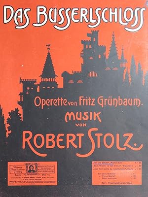 STOLZ Robert Bei der Nacht ! Chant Piano 1918