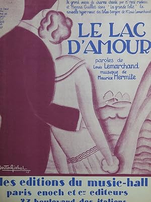 HERMITE Maurice Le Lac d'Amour Chant Piano 1928