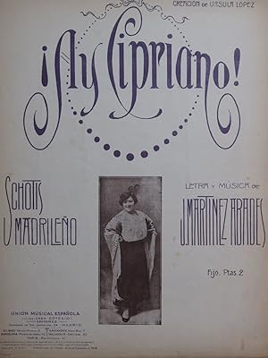 MARTINEZ ABADES J. Au Cipriano ! Chant Piano 1919