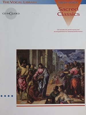 Seller image for Sacred Classics High Voice 10 Pices Chant Piano 1992 for sale by partitions-anciennes