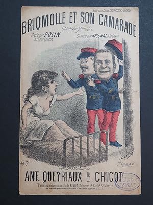 Seller image for Briqumolle et son Camarade Chanson Militaire Chant for sale by partitions-anciennes