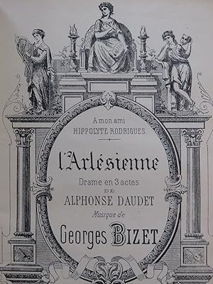 BIZET Georges L'Arlésienne Opéra Chant Piano XIXe