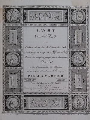 CARTIER Jean Baptiste L'Art du Violon Pièces choisies Violon ca1800