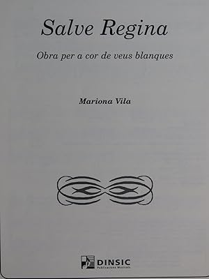 VILA Mariona Salve Regina Chant 1998
