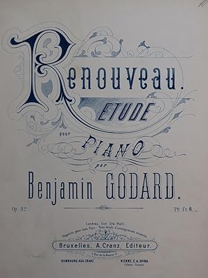 GODARD Benjamin Renouveau Piano ca1885