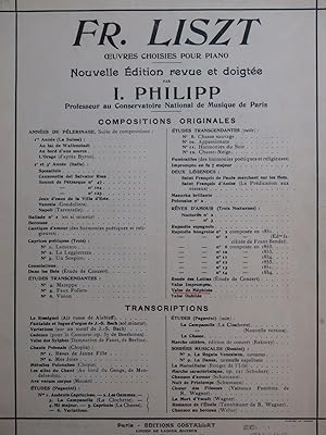 LISZT Franz Valse de Méphisto Piano 1925