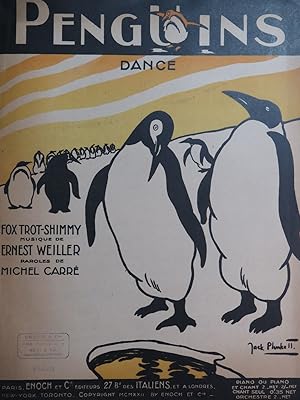 WEILLER Ernest Penguins Piano 1922