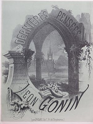 GONIN Léon Dernières Pensées Album Piano ca1860