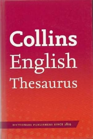 Image du vendeur pour Collins English Thesaurus mis en vente par WeBuyBooks 2