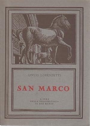Bild des Verkufers fr San Marco zum Verkauf von Librodifaccia
