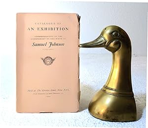 Catalogue of an Exhibition Commemorative of the Bicentenary of the Birth of Samuel Johnson (1709-...