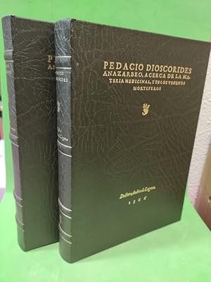 Imagen del vendedor de Pedacio Dioscrides Anazarbeo: acerca de la materia medicinal y de los venenos mortferos a la venta por ABACO LIBROS USADOS