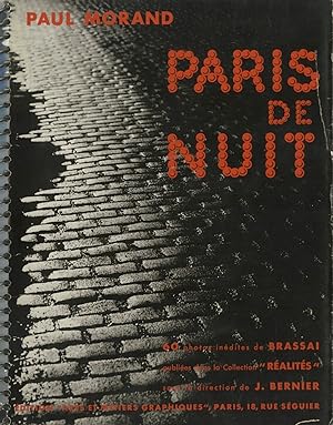 Imagen del vendedor de PARIS DE NUIT Photographs by Brassa. a la venta por Andrew Cahan: Bookseller, Ltd., ABAA