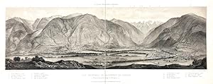 Imagen del vendedor de Les Pyrnes Monumentales et Pittoresques - Vue Generale de Bagneres-de-Luchon (Prise au-dessus du village de Barcugnas) a la venta por Frame