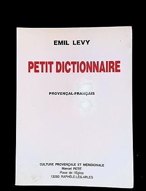 Immagine del venditore per Petit dictionnaire Provenal franais venduto da LibrairieLaLettre2