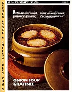 McCall's Cooking School Recipe Card: Soups 23 - French Onion Soup : Replacement McCall's Recipage...