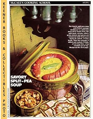 McCall's Cooking School Recipe Card: Soups 1 - Split-Pea Soup With Kielbasa : Replacement McCall'...