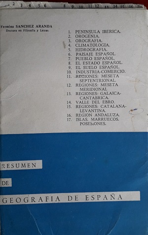 Seller image for RESUMEN DE GEOGRAFIA DE ESPAA for sale by ALZOFORA LIBROS