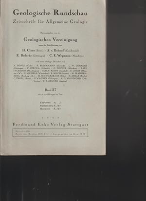 Geologische Rundschau. Zeitschrift für Allgemeine Geologie. Hrsg. von der Geologischen Verreinigung.