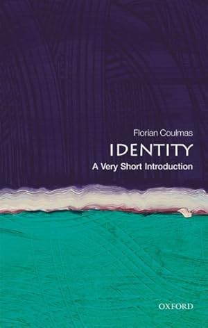 Imagen del vendedor de Identity : A Very Short Introduction a la venta por GreatBookPrices