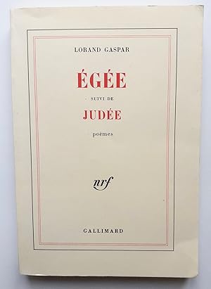 Imagen del vendedor de Ege suivi de Jude. Pomes. a la venta por Le Livre  Venir