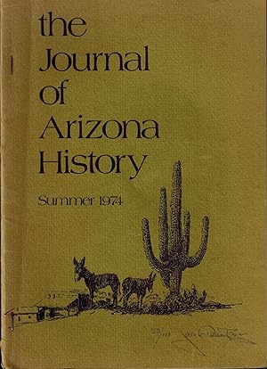 Bild des Verkufers fr The Journal of Arizona History, Summer 1974 - The Reluctant Banker zum Verkauf von UHR Books