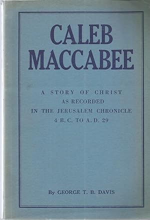 Bild des Verkufers fr Caleb Maccabee zum Verkauf von The Book Junction