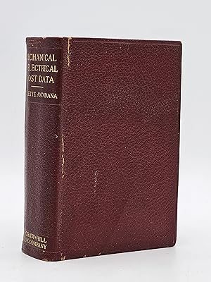 Seller image for Handbook of Mechanical and Electrical Cost Data : giving shipping weights, capacities, outputs, and net prices of machines and apparatus, and detailed costs of installation, maintenance, depreciation and operation, together with many principles and data relating to engineering economics. for sale by Zephyr Books