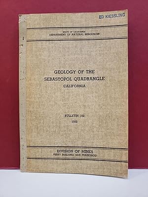 Seller image for Geology of the Sebastopol Quadrangle, California for sale by Moe's Books