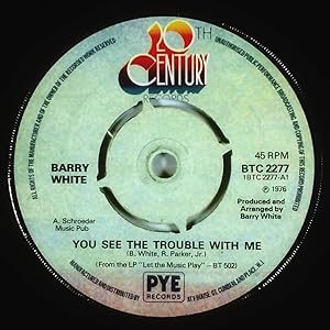 Image du vendeur pour You See The Trouble With Me / I'm So Blue and You Are Too [7" 45 rpm Single] mis en vente par Kayleighbug Books, IOBA