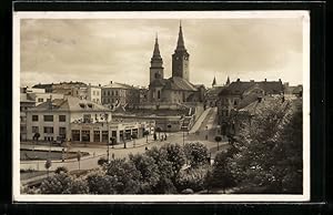 Ansichtskarte Zilina, Blick zum Café a Brichta