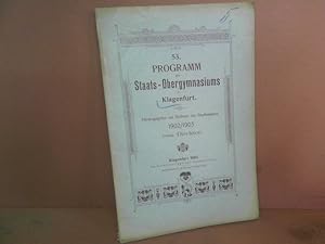 Image du vendeur pour Empirismus, Sprachgefhl und Grammatik im altklassischen Unterricht (34 S.). (= Beitrag im 53.Programm des k.k.Staats-Gymnasiums zu Klagenfurt). mis en vente par Antiquariat Deinbacher