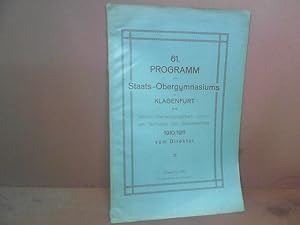 Meine ornithologische Frühlings-Studienreise nach Corsica 1910. (20 S.) (= Beitrag im 61.Programm...