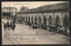 Ansichtskarte Saumur, Gare d`Orleans