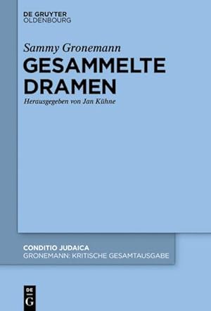 Image du vendeur pour Kritische Gesamtausgabe, Band 1, Gesammelte Dramen mis en vente par BuchWeltWeit Ludwig Meier e.K.