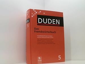 Bild des Verkufers fr Das Fremdwrterbuch: Unentbehrlich fr das Verstehen und den Gebrauch fremder Wrter (Duden - Deutsche Sprache in 12 Bnden) [unentbehrlich fr das Verstehen und den Gebrauch fremder Wrter ; ber 55000 Fremdwrter mit ber 400000 Angaben zu Bedeutung, Aussprache, Grammatik, Herkunft, Schreibvarianten und Worttrennungen] zum Verkauf von Book Broker