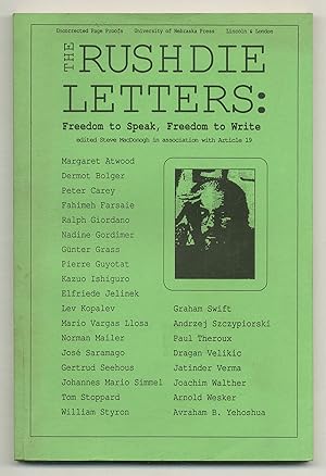 Imagen del vendedor de The Rushdie Letters: Freedom to Speak, Freedom to Write a la venta por Between the Covers-Rare Books, Inc. ABAA