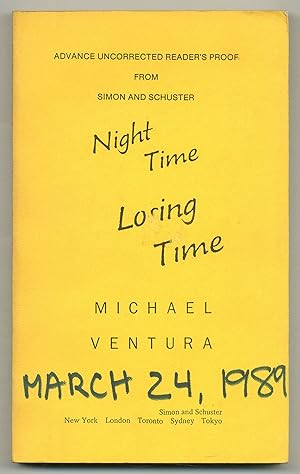 Bild des Verkufers fr Night Time Losing Time zum Verkauf von Between the Covers-Rare Books, Inc. ABAA