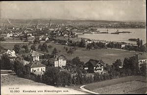 Bild des Verkufers fr Ansichtskarte / Postkarte Konstanz am Bodensee, Gesamtansicht, Blick von Kreuzlingen aus zum Verkauf von akpool GmbH